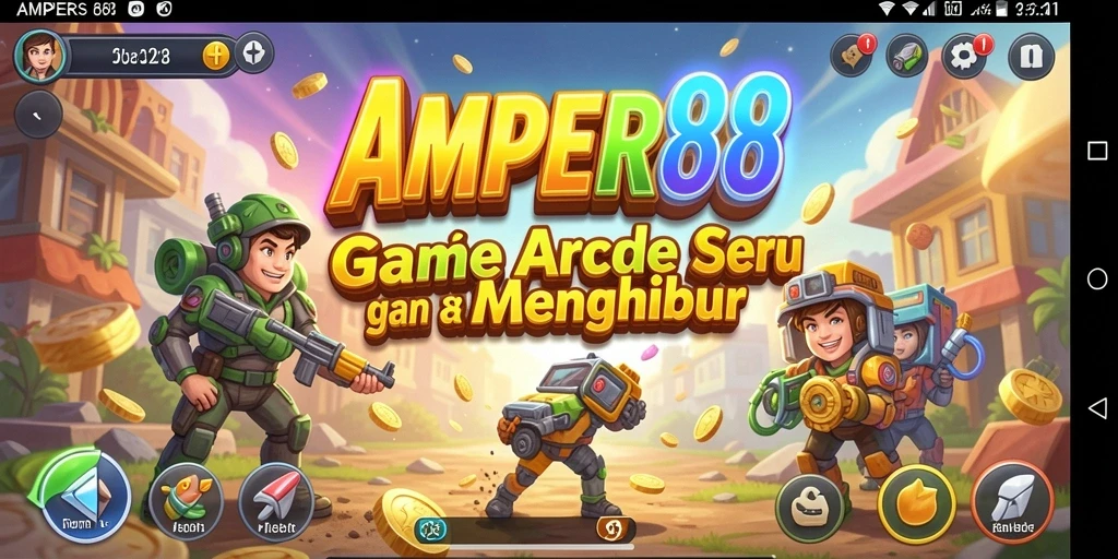 Screenshot gameplay AMPER88 yang menampilkan aksi seru dan grafis menawan.