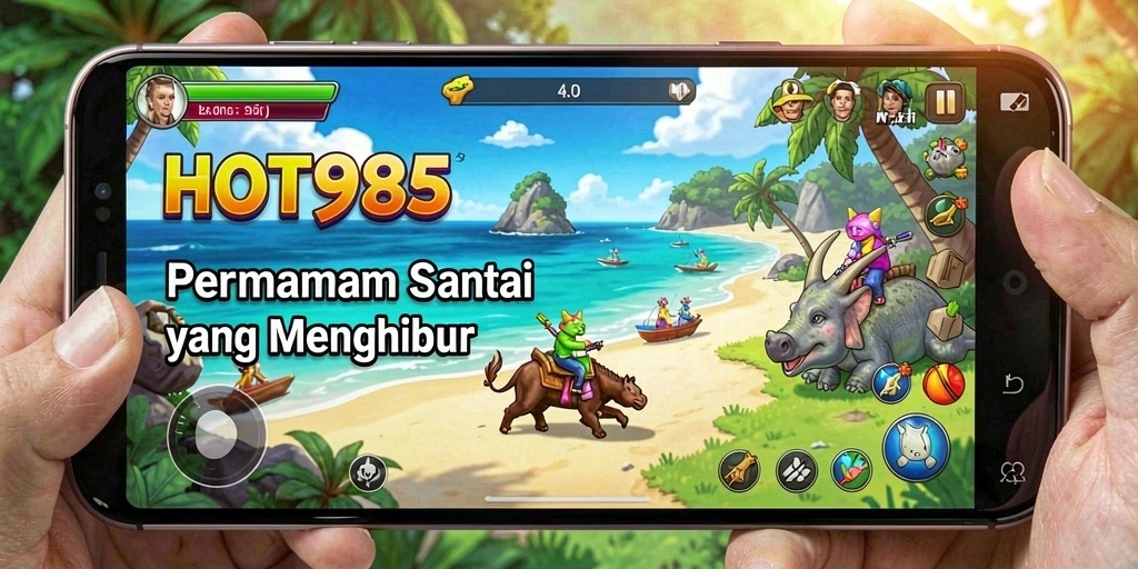 Screenshot gameplay HOT985 yang menampilkan keseruan aksi santai.