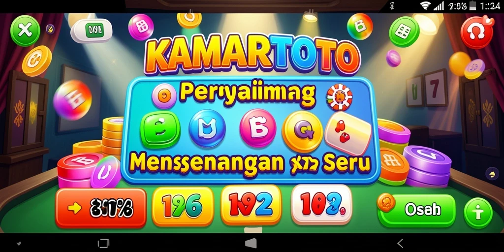 Tampilan gameplay KAMARTOTO dengan suasana Bingo yang seru.