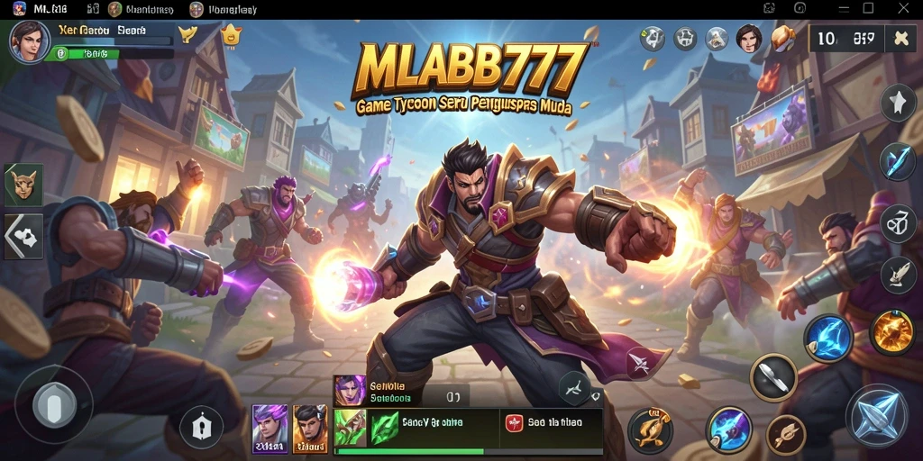 Screenshot utama MLBB777 menampilkan gameplay Tycoon yang menarik dan interaktif.