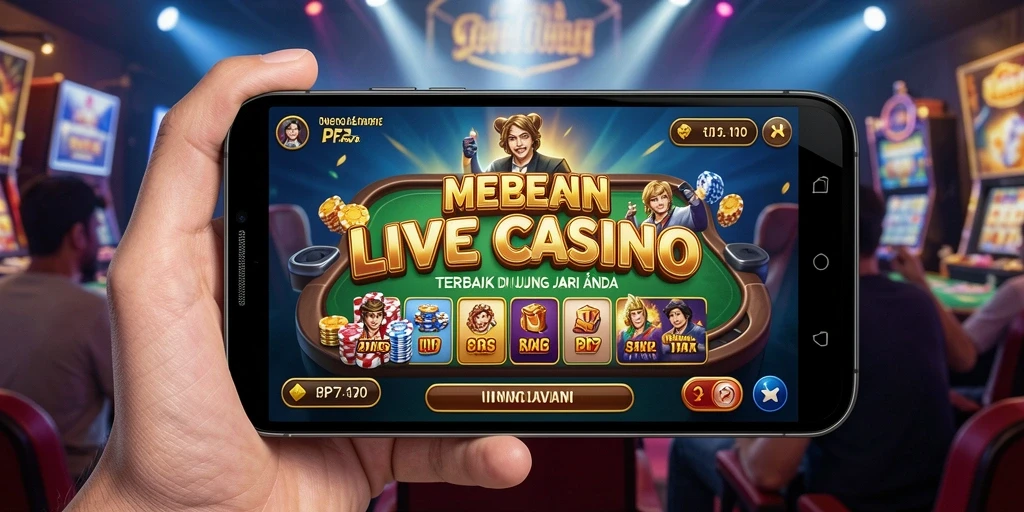 Screenshot gameplay Live Casino PP7 yang menampilkan dealer profesional dan meja permainan.