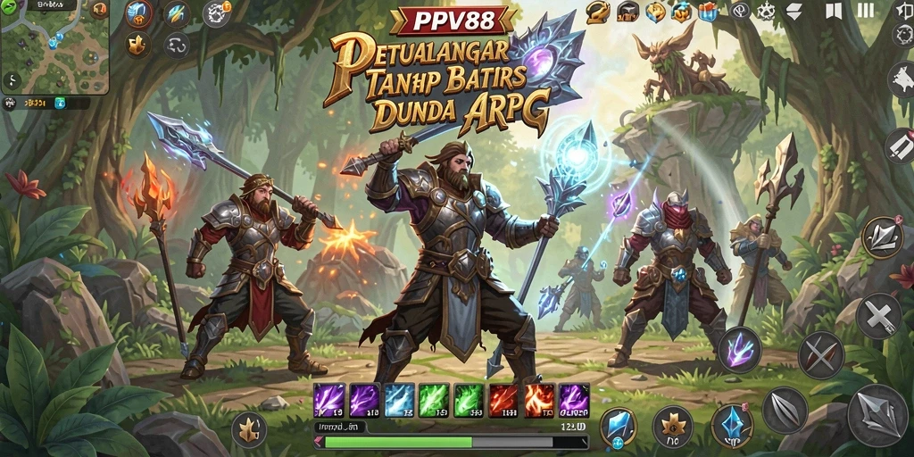 Tampilan gameplay ARPG yang seru dan mendalam.