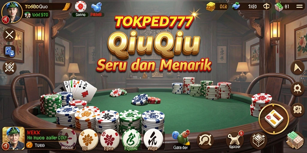 Tampilan gameplay yang seru di TOKPED777.